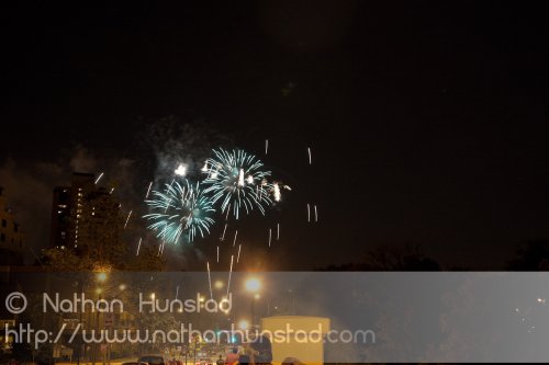 Minneapolis fireworks on 4 July 2010